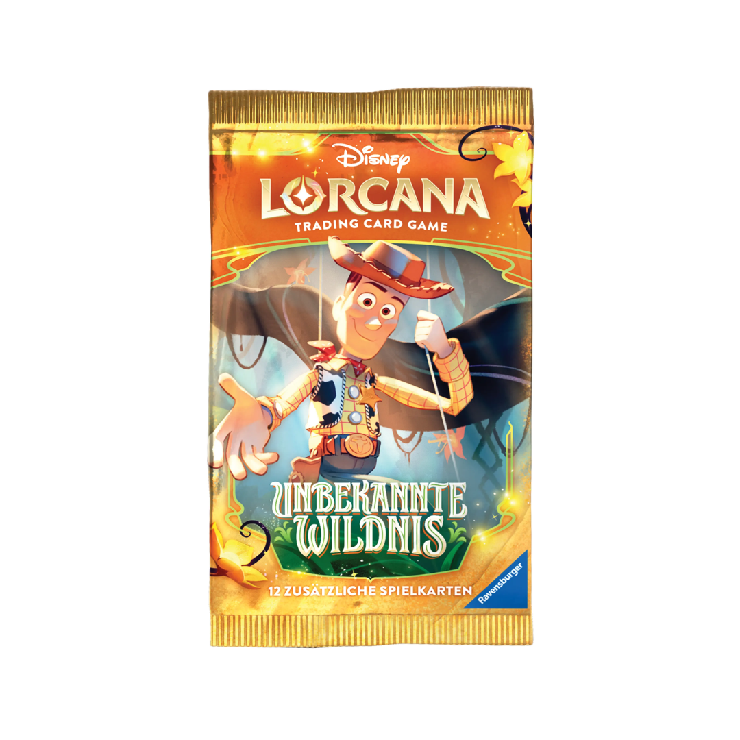 Disney Lorcana Unbekannte Wildnis - Einzelbooster (deutsch) *Vorbestellung