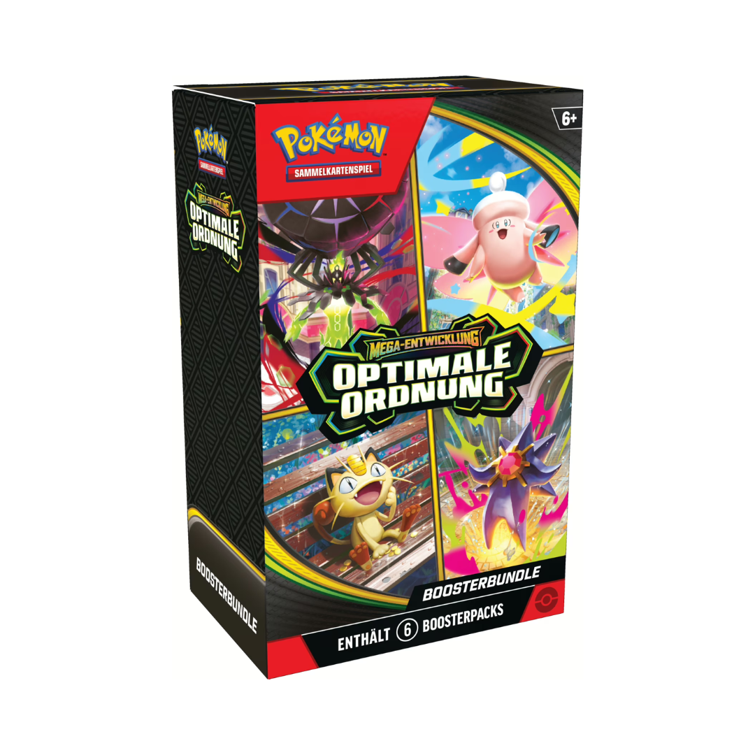 Pokemon ME03 Mega Entwicklung Optimale Ordnung 3-Pack-Blister (deutsch) *Vorbestellung
