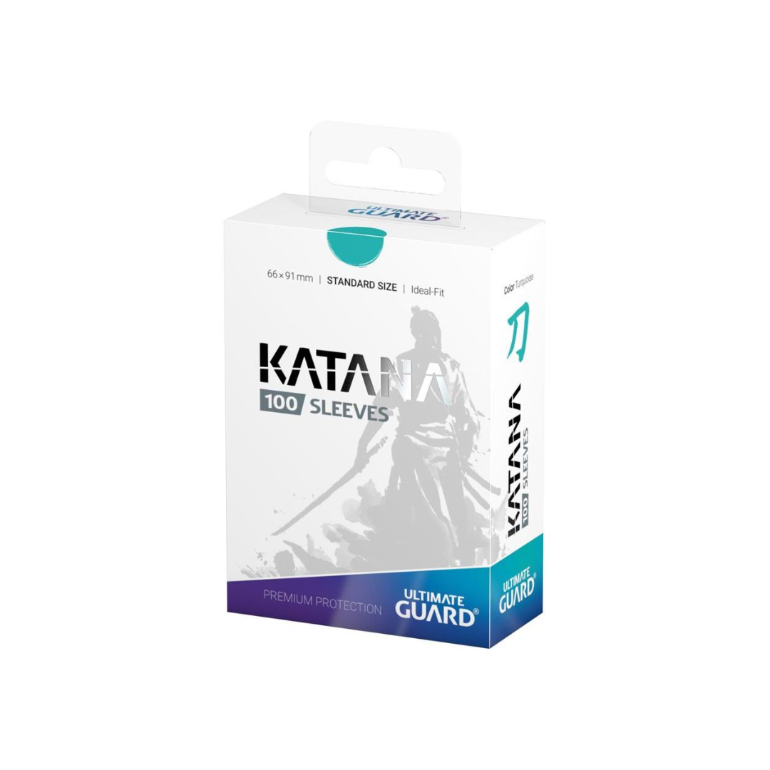 Ultimate Guard Katana Sleeves – 100 Kartenhüllen (Standard Size) - Turquoise