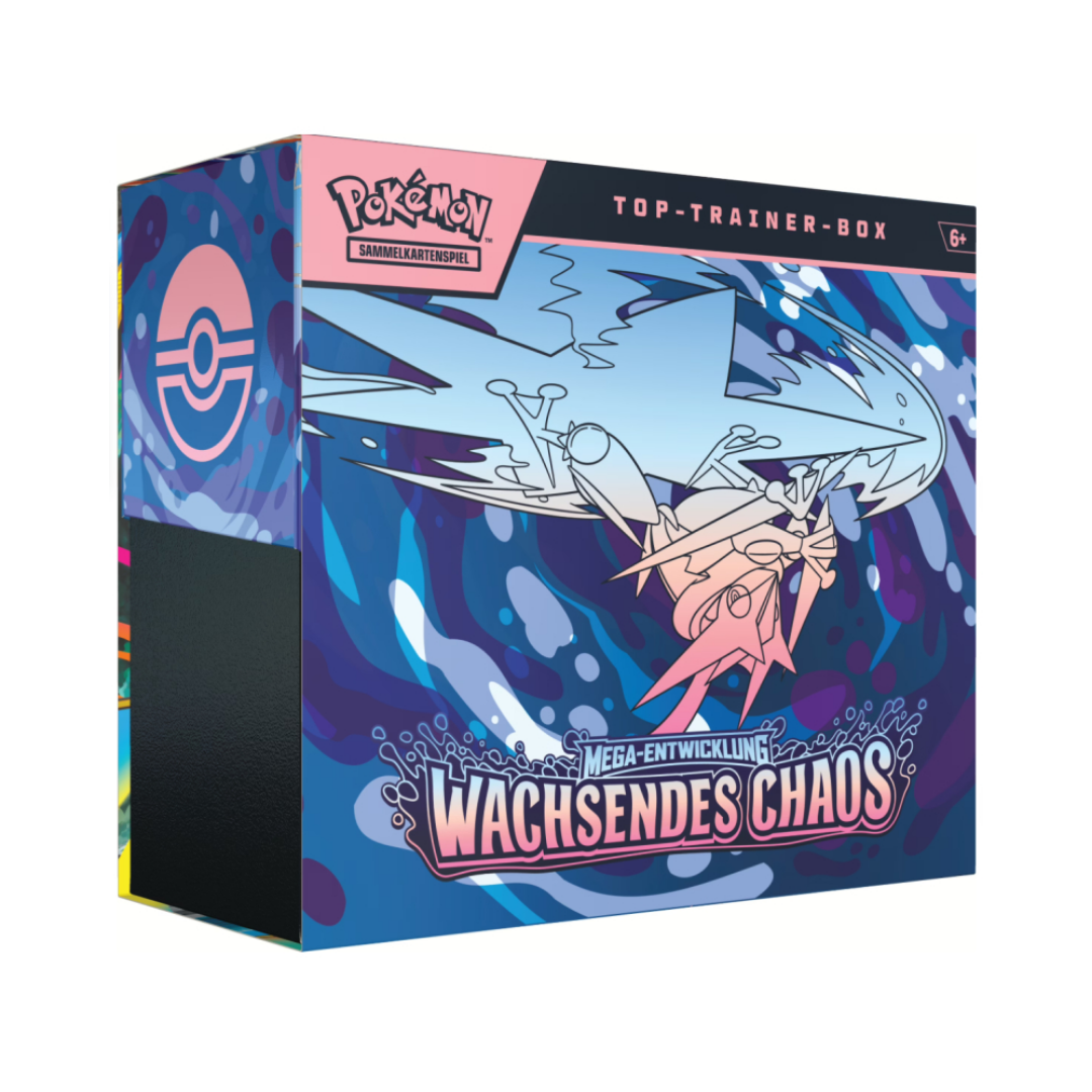 Pokemon ME04 Mega Entwicklung Wachsendes Chaos - Top Trainer Box (deutsch) *Vorbestellung