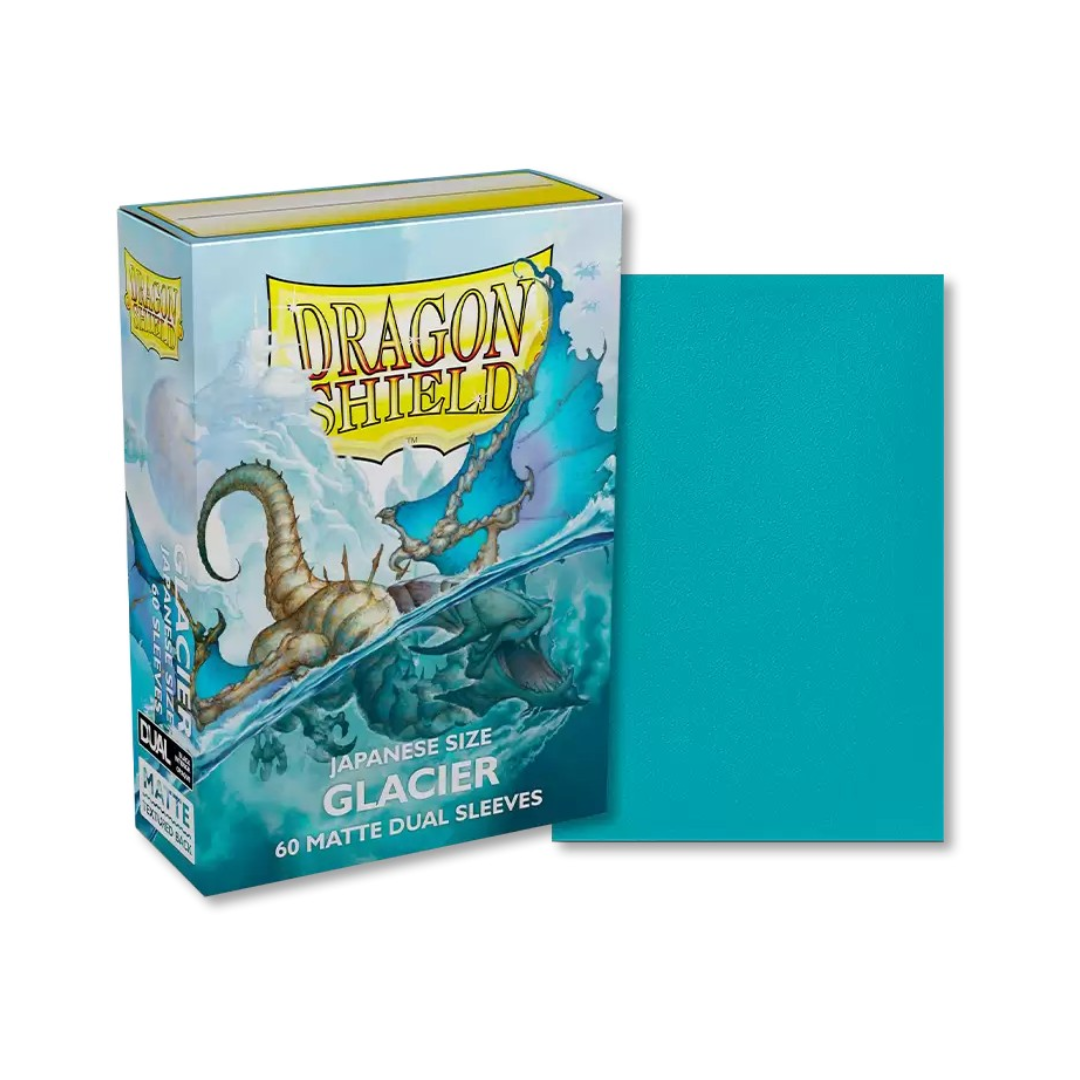 Dragon Shield - 100 Standard Size Matte Dual Card Sleeves - Glacier