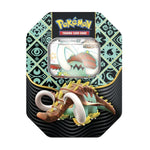 Pokemon KP 4.5 Riesenzahn ex Tin Box (4 Booster) Paldeas Schicksale (deutsch)