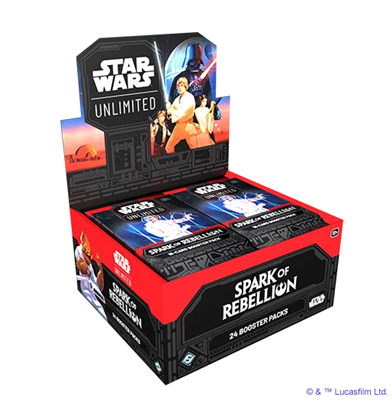 Star Wars: Unlimited - Spark of Rebellion - Display 24 Booster (englisch)