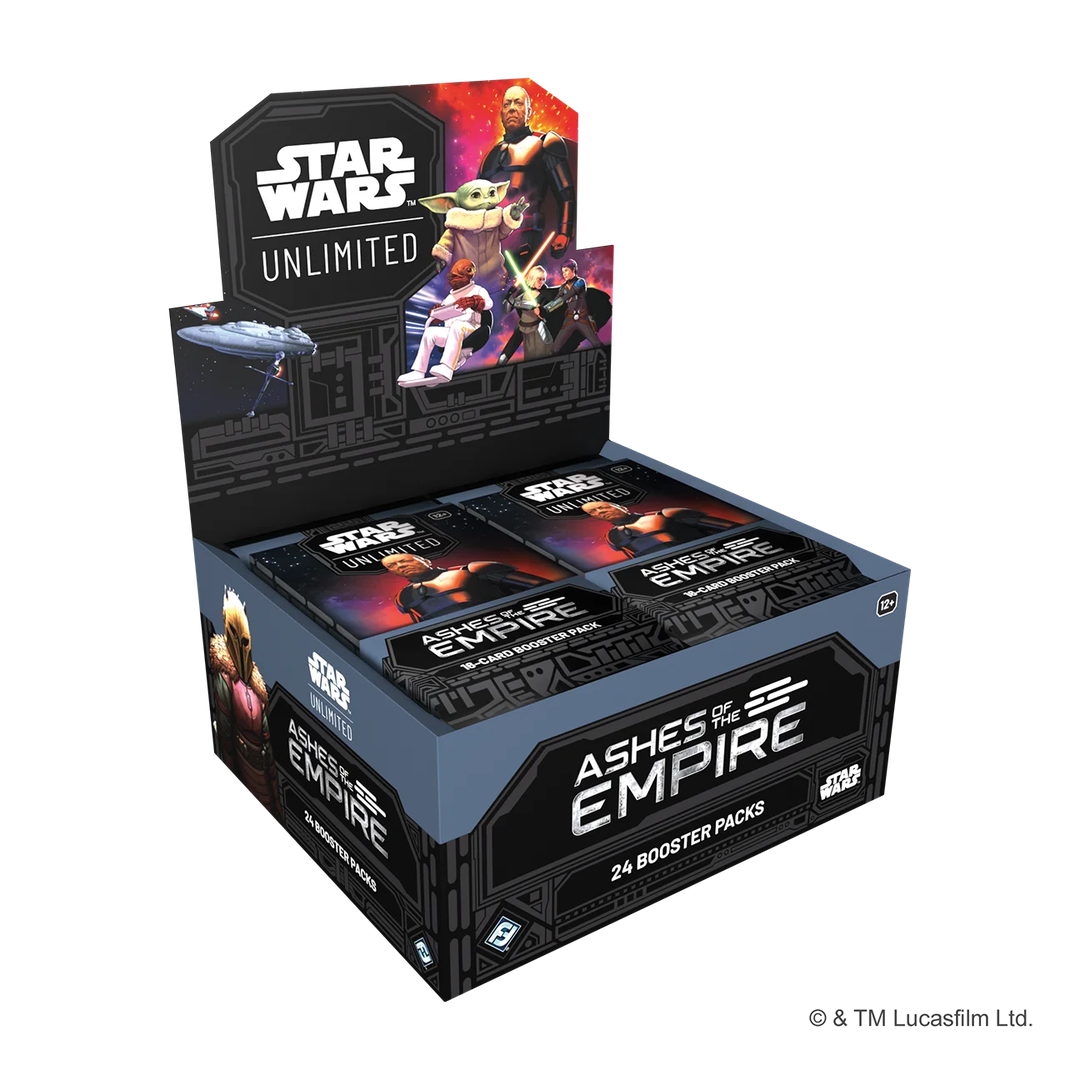Star Wars: Unlimited – Ashes of the Empire: Booster Display (24 Booster) (englisch) *Vorbestellung