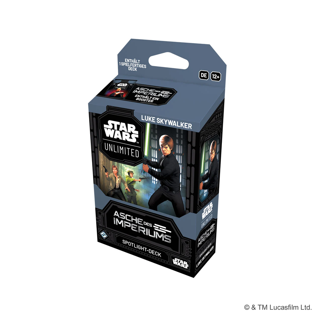 Star Wars: Unlimited – Asche des Imperiums: Spotlight-Deck Luke Skywalker (deutsch) *Vorbestellung