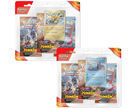 Pokemon - Karmesin & Purpur Stürmische 3-Pack Booster Blister(deutsch)