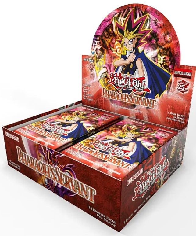 Yu-Gi-Oh! Pharaoh's Servant – 25th Anniversary Booster Display (deutsch)