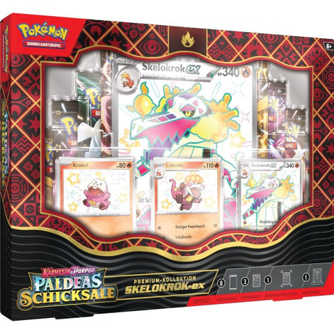 Pokemon KP 4.5 Premium Kollektion Skelokrok ex Paldeas Schicksale (deutsch)