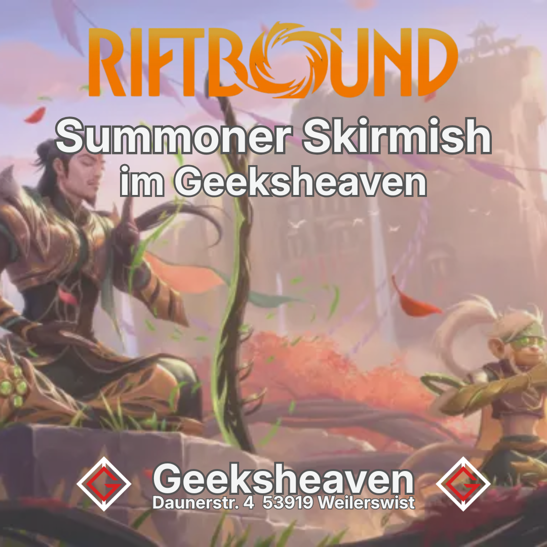 Riftbound - Summoner Skirmish 29.08.2026 | 12:00 Uhr | GeeksHeaven