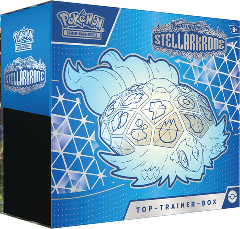 Pokemon Karmesin & Purpur KP 7 Stellarkrone Top Trainer Box (deutsch)