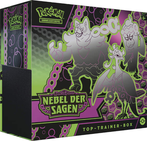 Pokemon Karmesin & Purpur KP 6.5 Nebel der Sagen Top Trainer Box (deutsch)*(Vorbestellung - Voraussichtlicher Versand: 02.08.2024)