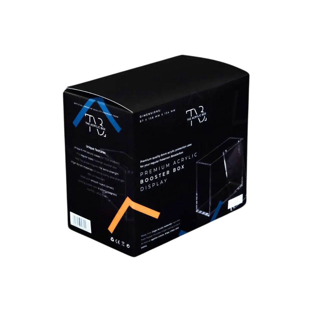 – Premium Acrylic Booster-Display Case