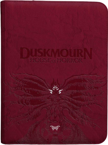 Ultra Pro – Binder „Duskmourn: House of Horror“ (Zippered, Leather-Bound, Set Symbol Edition)