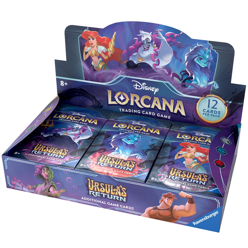 Disney Lorcana – Ursula's Return Display (24 Booster Packs, englisch)