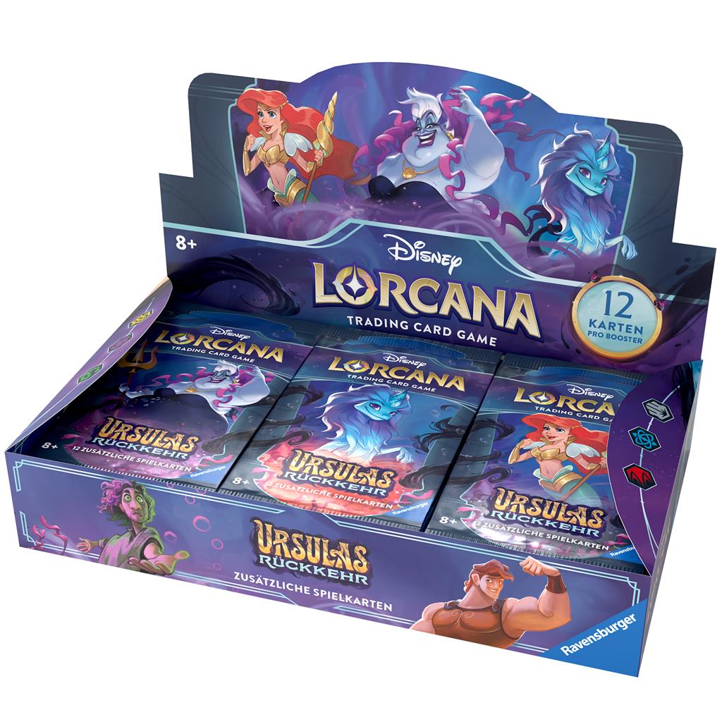 Disney Lorcana – Ursulas Rückkehr Display (24 Booster, deutsch)