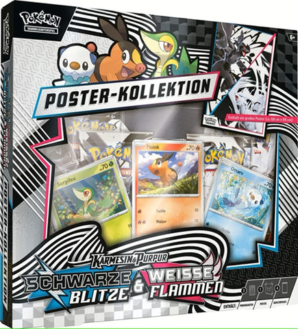 Pokemon – Karmesin & Purpur KP10.5: Schwarze Blitze & Weiße Flammen Poster-Kollektion (Deutsch)