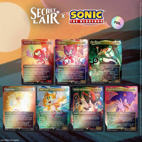 Magic the Gathering - Secret Lair x Sonic: Friends & Foes – Foil Edition (englisch, sealed)
