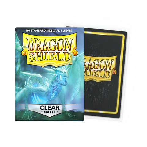 Dragon Shield - 100 Standard Size Card Sleeves - Matte Clear