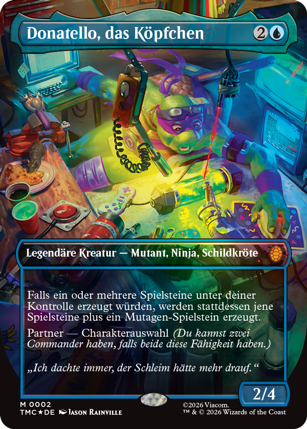 Magic The Gathering – Teenage Mutant Ninja Turtles Commander Deck (Deutsch) *Vorbestellung