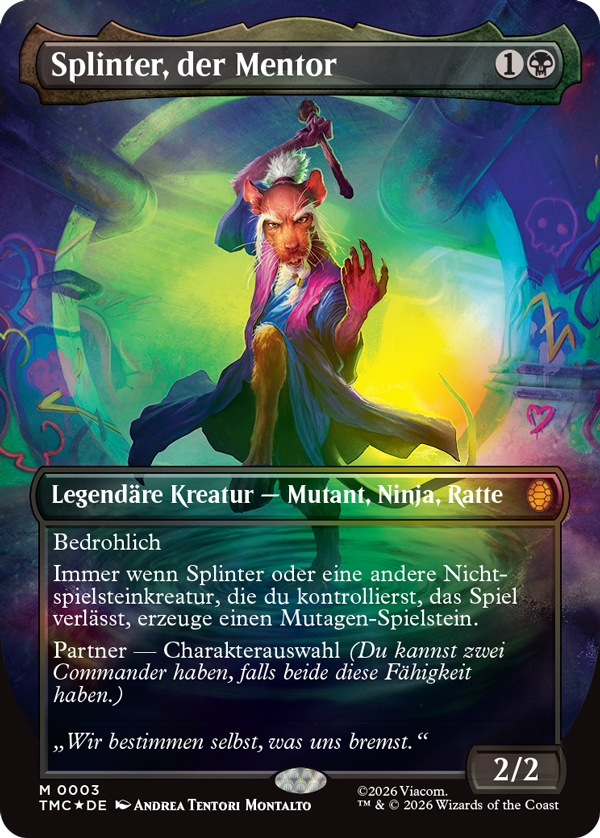 Magic The Gathering – Teenage Mutant Ninja Turtles Commander Deck (Deutsch) *Vorbestellung