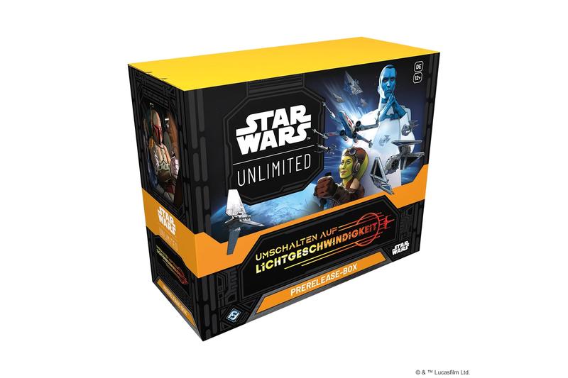 Star Wars: Unlimited – Umschalten auf Lichtgeschwindigkeit Prerelease Box (Deutsch)