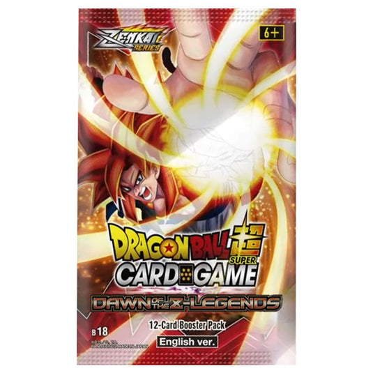 Dragon Ball Super Card Game – Dawn of the Z-Legends Display (B18, Englisch)