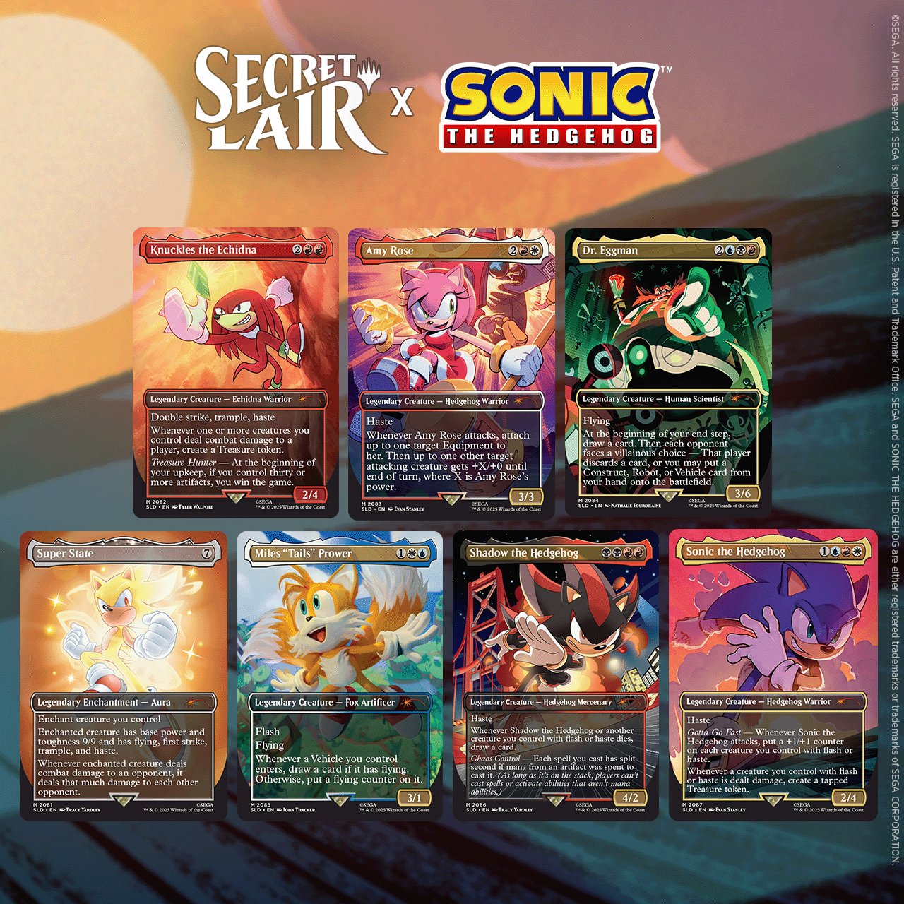 Magic the Gathering - Secret Lair x Sonic: Friends & Foes – Non Foil Edition (englisch, sealed)