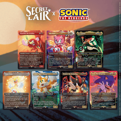 Magic the Gathering - Secret Lair x Sonic: Friends & Foes – Non Foil Edition (englisch, sealed)
