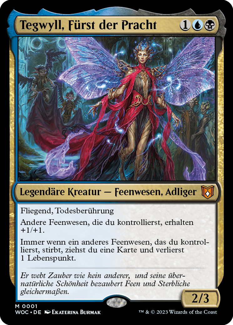 Magic The Gathering – Wilds of Eldraine – Herrschaft der Feen Commander Deck (Deutsch)