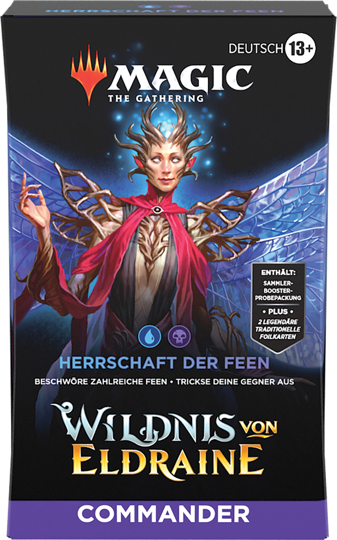 Magic The Gathering – Wilds of Eldraine – Herrschaft der Feen Commander Deck (Deutsch)