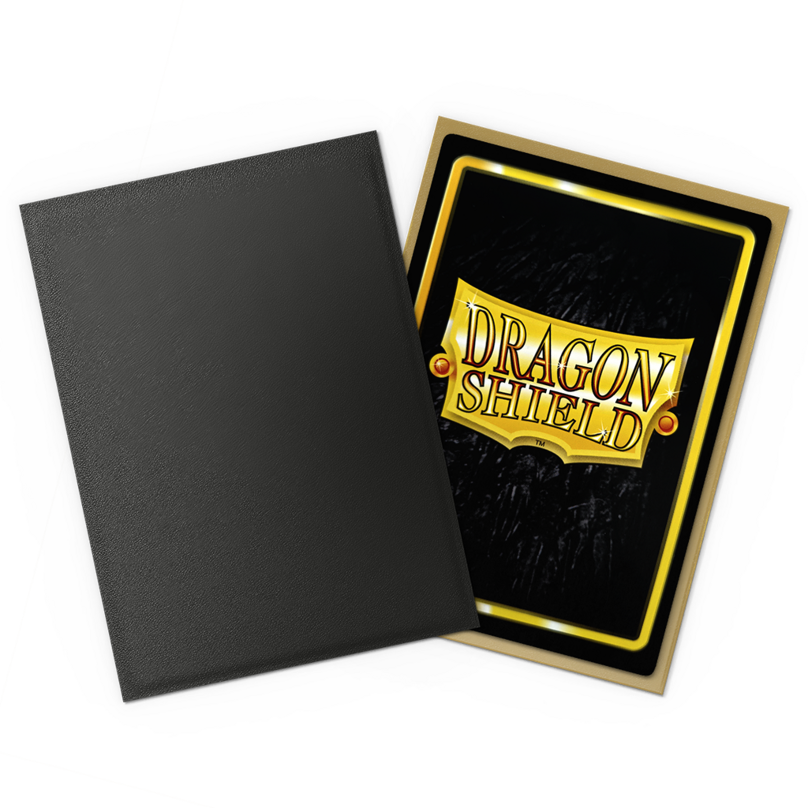 Dragon Shield Matte Dual Black & Gold Standard Size Sleeves (100 Stück)