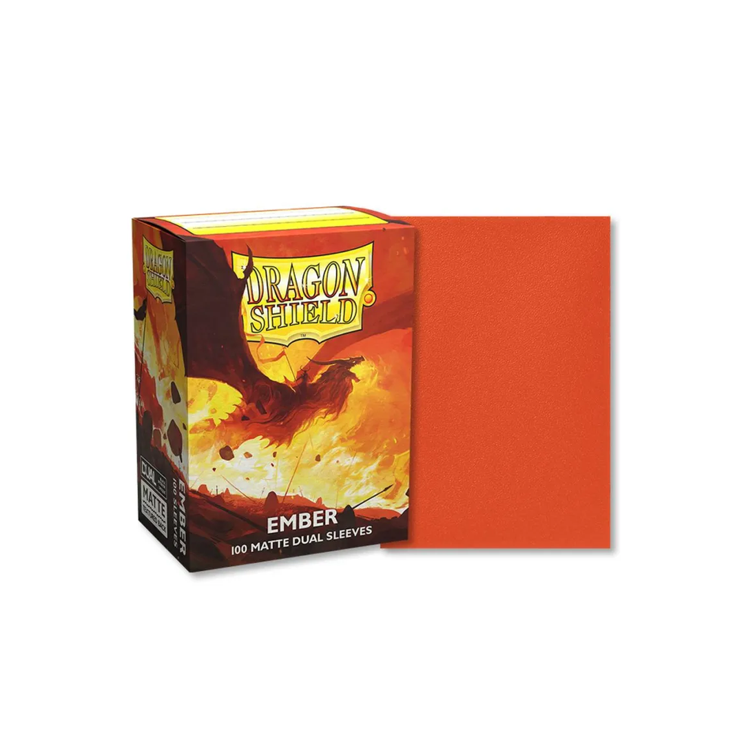 Dragon Shield Matte Dual Ember Standard Size Sleeves (100 Stück)