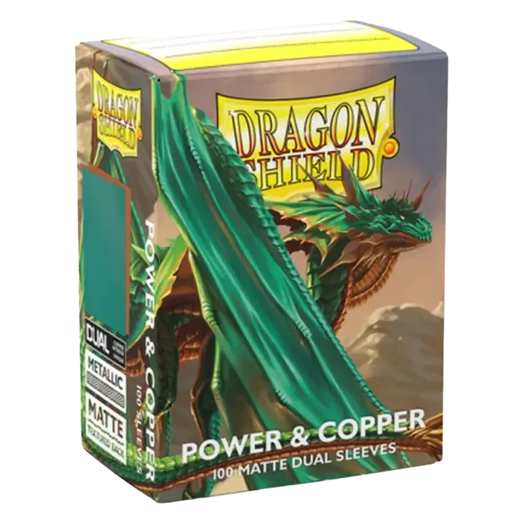 Dragon Shield Matte Dual Power & Copper Standard Size Sleeves (100 Stück)