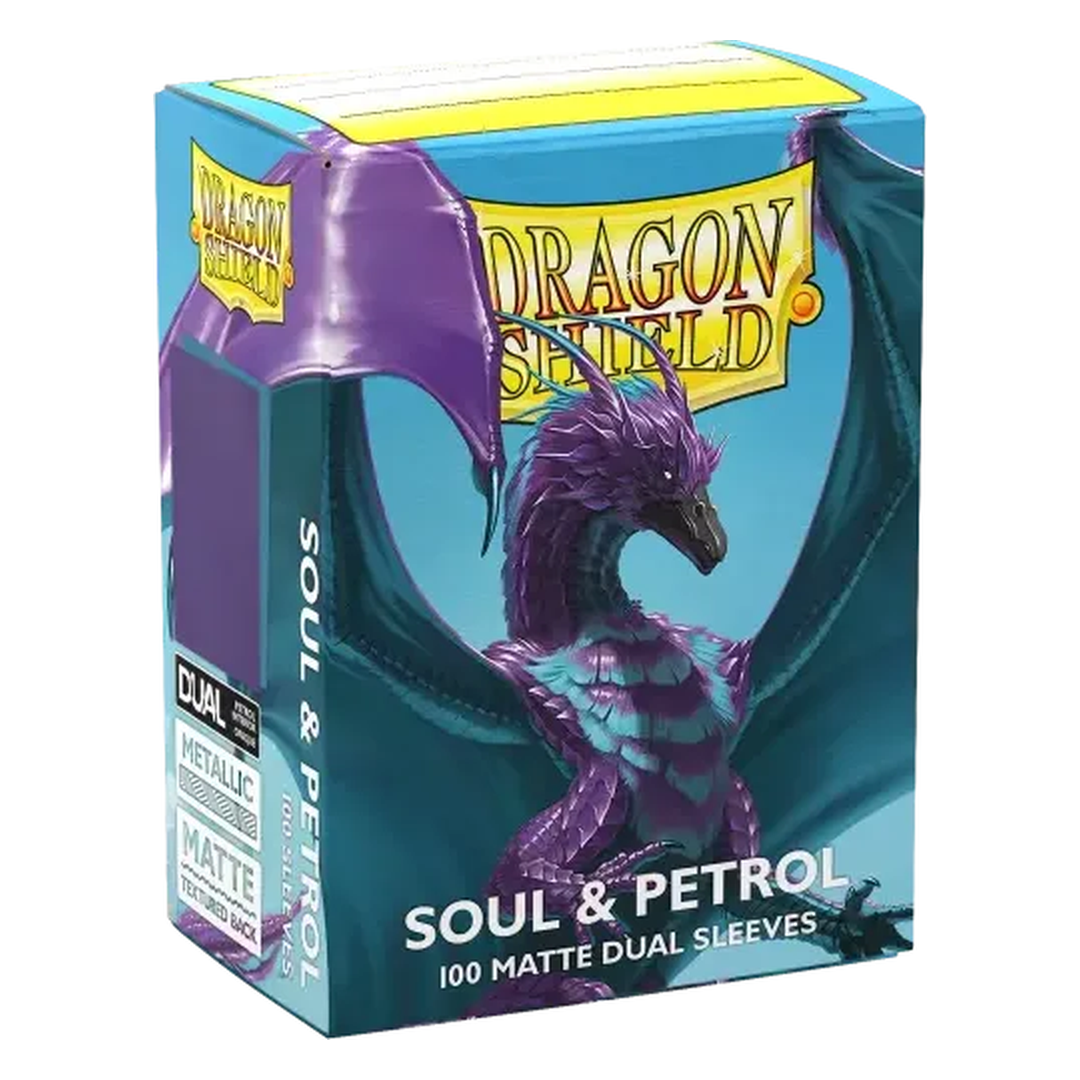 Dragon Shield Matte Dual Soul & Petrol Standard Size Sleeves (100 Stück)