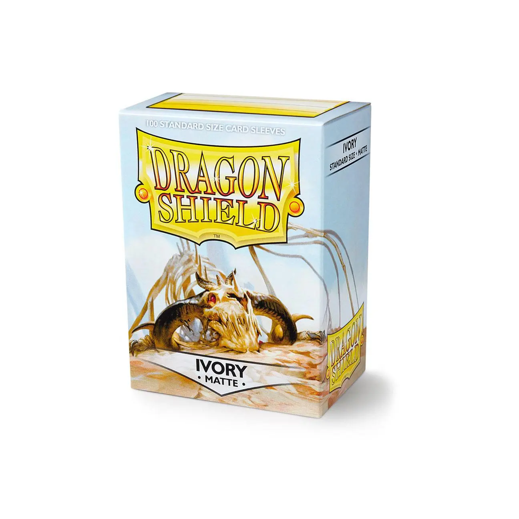 Dragon Shield Matte Ivory Standard Size Sleeves (100 Stück)