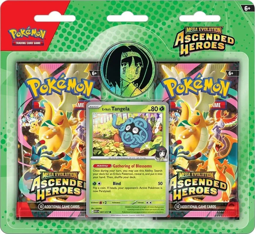 Pokemon ME2.5 Mega Evolution Anscended Heroes 2 Pack Blister (Englisch)