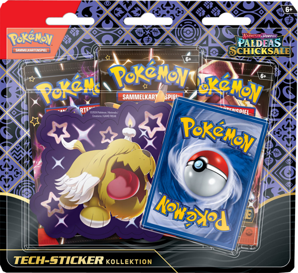 Pokemon Karmesin & Purpur – Paldeas Schicksale: Tech Sticker Kollektion (Deutsch)