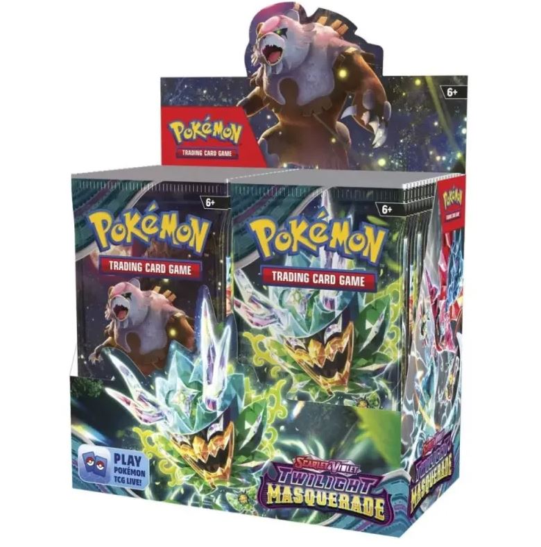Pokemon Scarlet & Violet SV06 Twilight Masquerade Display 36 Booster (englisch)
