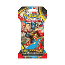 Pokemon TCG – Mega Evolution ME01 Sleeved Booster (Englisch, Einzelpack)