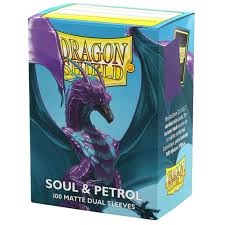 Dragon Shield Matte Dual Soul & Petrol Standard Size Sleeves (100 Stück)