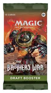 Magic The Gathering – The Brothers’ War – Draft Booster Display (Englisch) – Differenzbesteuert gemäß § 25a UStG