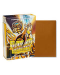Dragon Shield - 60 Japanese Size Dual Sleeves - Gold Matte