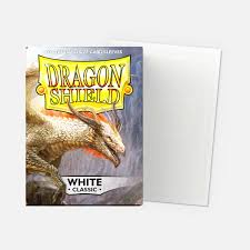 Dragon Shield - 100 Standard Size Card Sleeves - White Classic