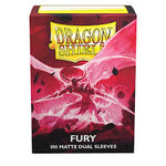 Dragon Shield - 100 Standard Size Card Sleeves - Fury Matte
