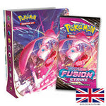Pokemon – Sword & Shield Fusion Strike Booster + Mini Portfolio (englisch)