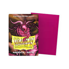 Dragon Shield - 60 Japanese Size Dual Sleeves - Matte Magenta