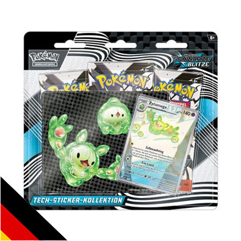 Pokemon Karmesin & Purpur – Schwarze Blitze Tech-Sticker-Kollektion (Deutsch)