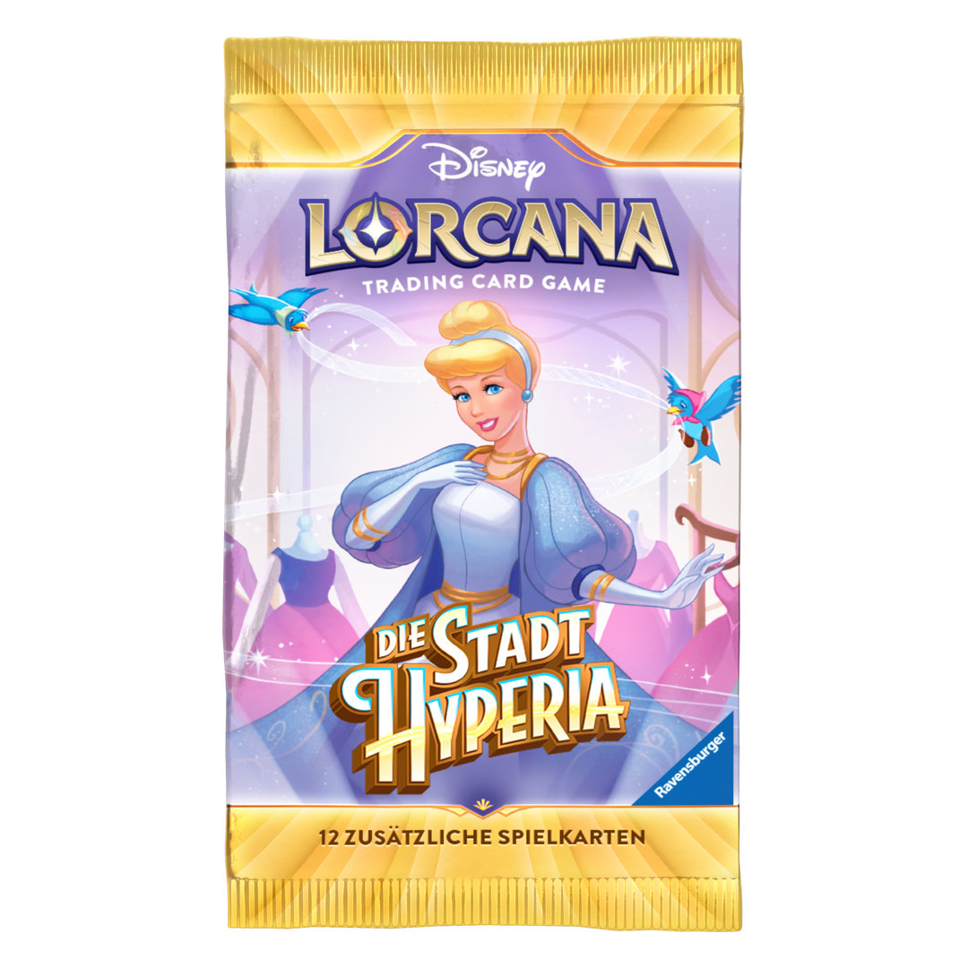 Disney Lorcana Die Stadt Hyperia Booster Deutsch – Cinderella