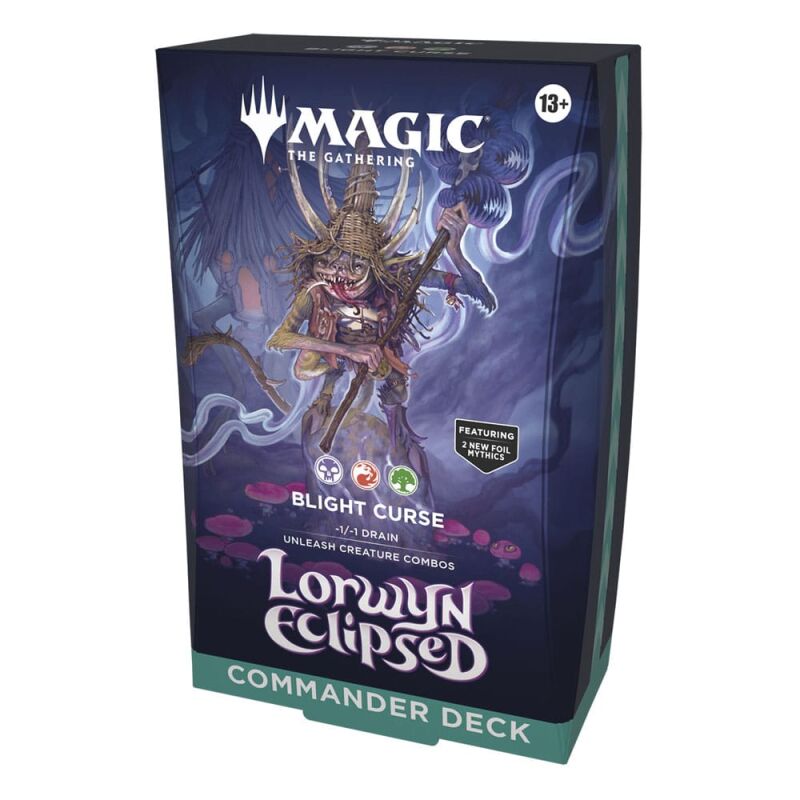 Magic the Gathering Lorwyn Eclipsed Commander Deck – Blight Curse (englisch)