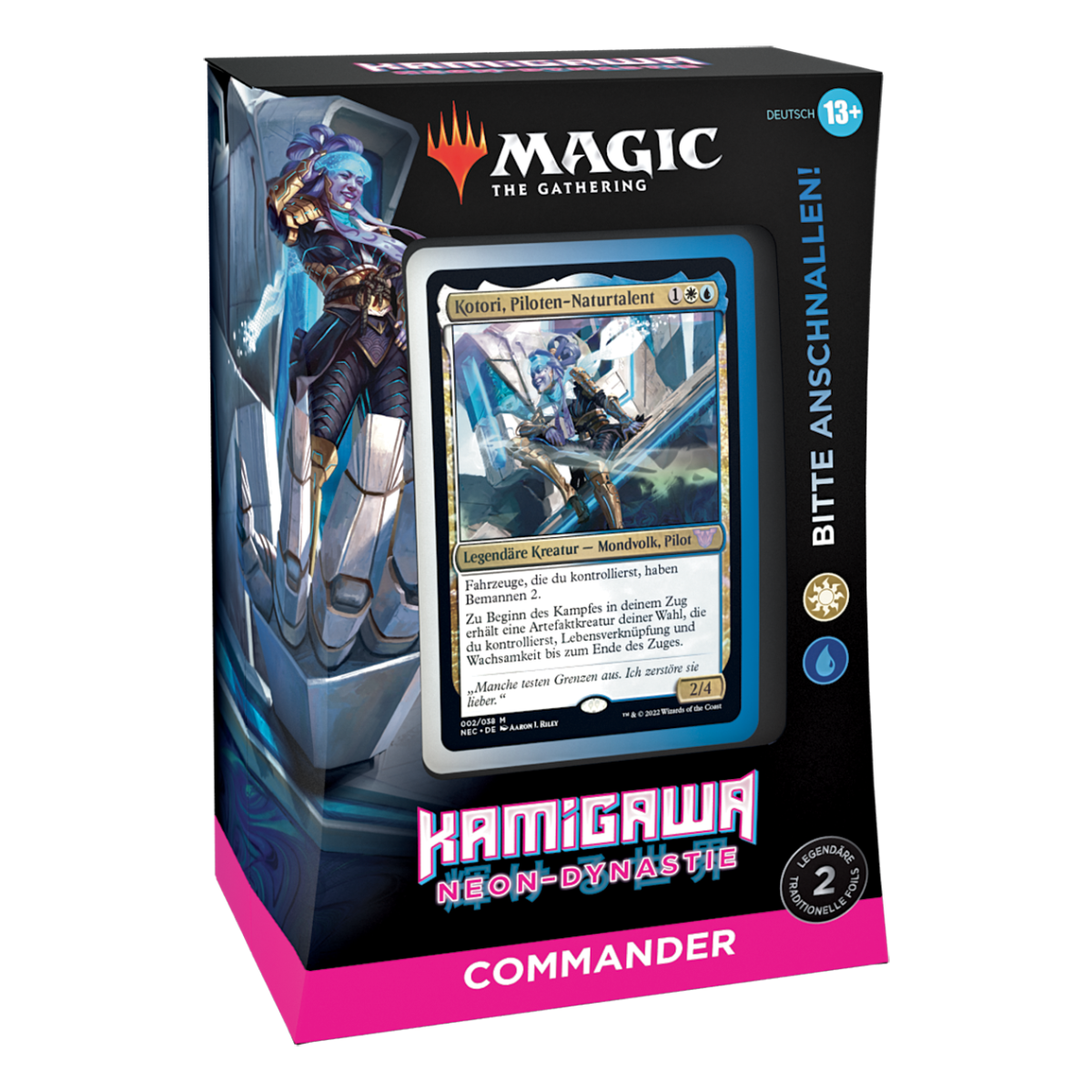 Magic the Gathering Kamigawa: Neon-Dynastie Commander Deck – Bitte anschnallen (deutsch) Differenzbesteuerung gemäß § 25a UStG